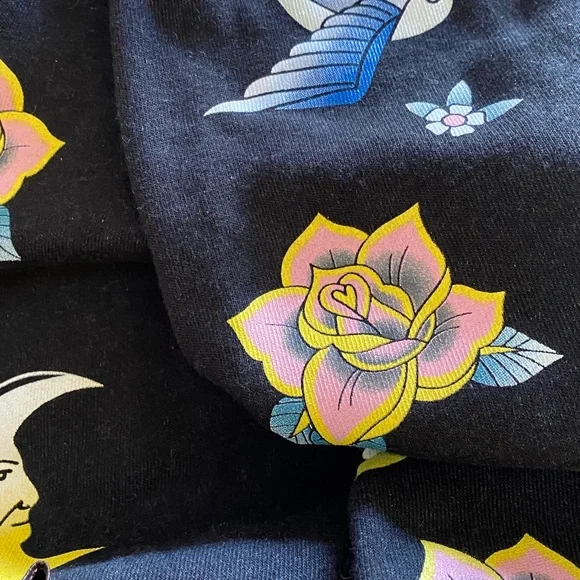 Wildfox Cotton Stretch Stretch Waistband Print Sides Sweatpants NWT - Picture 15 of 16